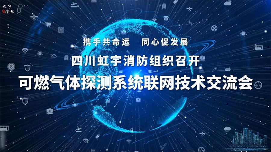 四川虹宇消防組織召開(kāi)可燃?xì)怏w探測(cè)系統(tǒng)聯(lián)網(wǎng)技術(shù)交流會(huì)